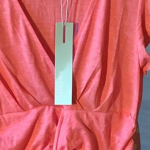 Dressfo Pink Twisted Knot Sleeveless Dress Size M NWT